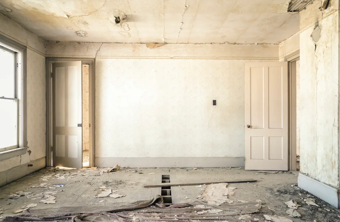 Waste disposal crew managing a cleanout project in Applewood